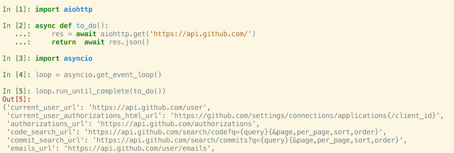 How to run a single async task in Python repl without async integration.