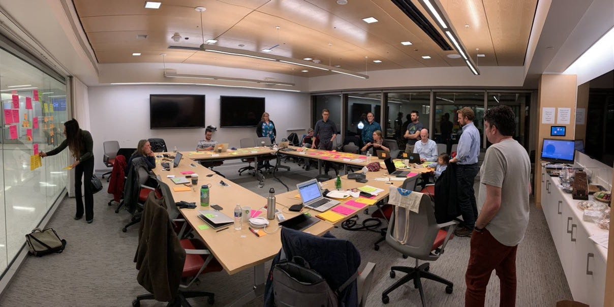 Teaching and Learning with Jupyter community workshop. Credit: Richard West.