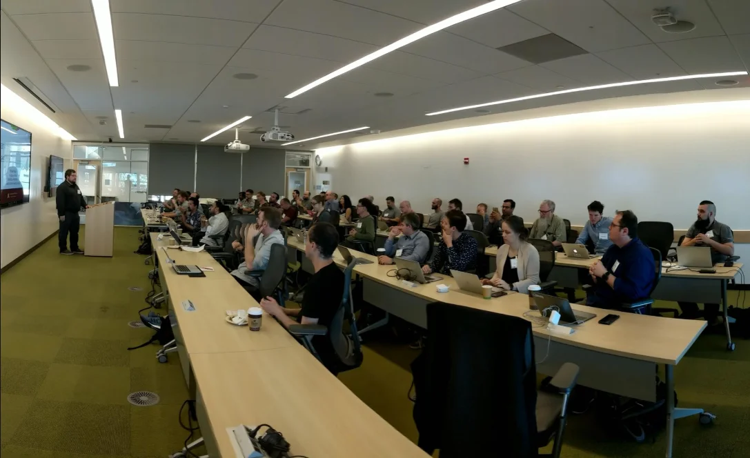 40+ participants from universities, national labs, industry, and science user facilities. Credit: Fernando Perez.