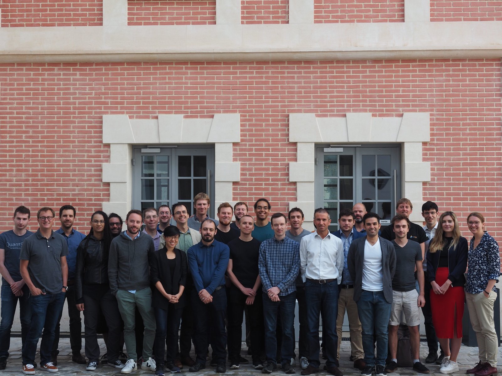 Attendees to the Jupyter Community Workshop on Kernels (Photo credit to Lindsey Heagy)