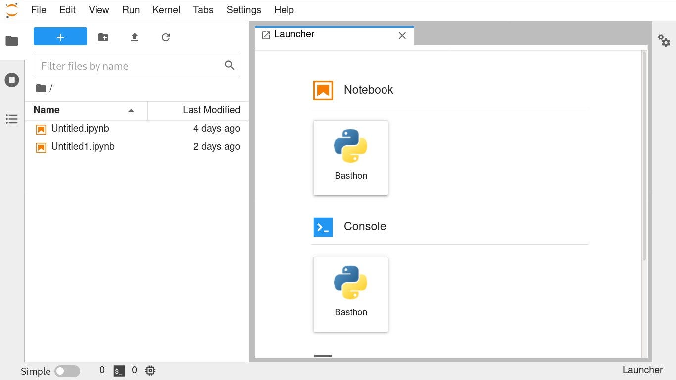 Basthon in JupyterLite