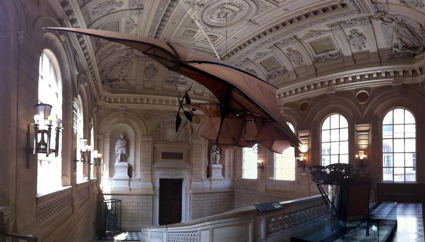 Avion III de Clément Ader, at the CNAM — photo by Roi Boshifor Wikimedia Commons