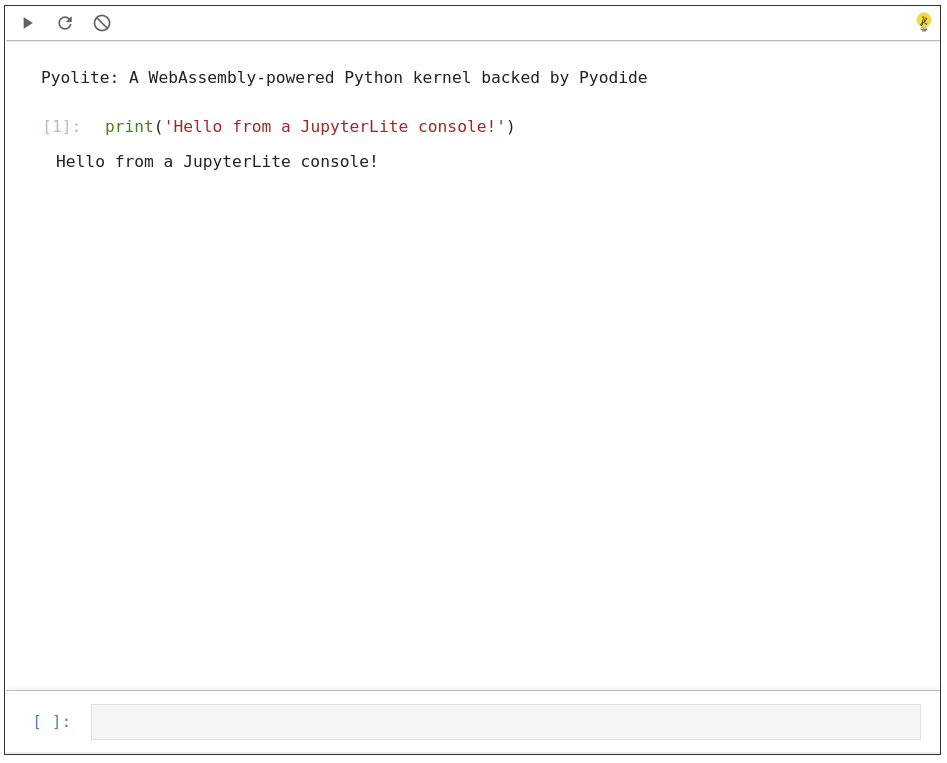 Embedding the JupyterLite REPL