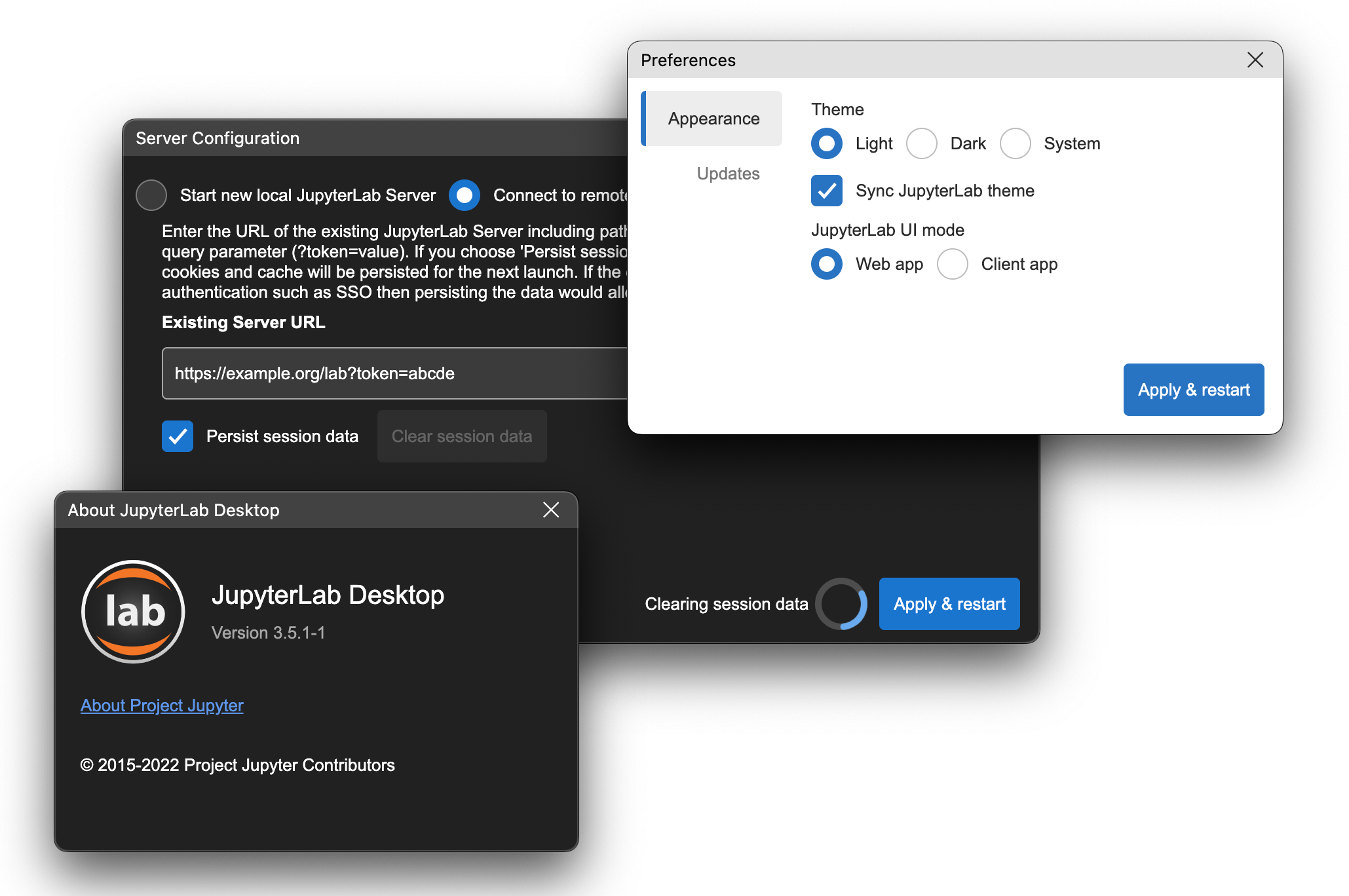 jupyter-ui-toolkit components in JupyterLab Desktop dialogs