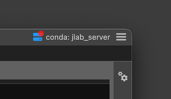 Bundled environment update notification badge