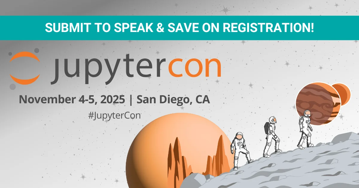 JupyterCon 2025 banner